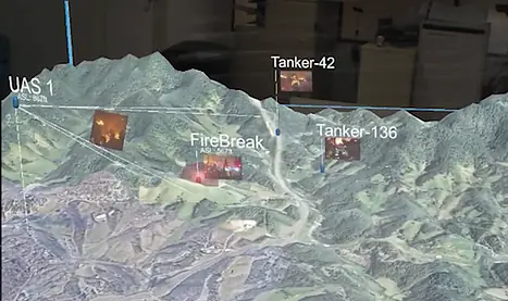 Firefighter virtual command VR application